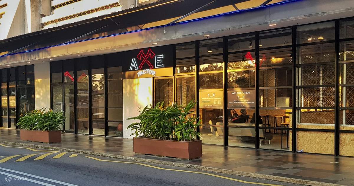 Axe Factor Axe Throwing Experience in Singapore Klook Singapore